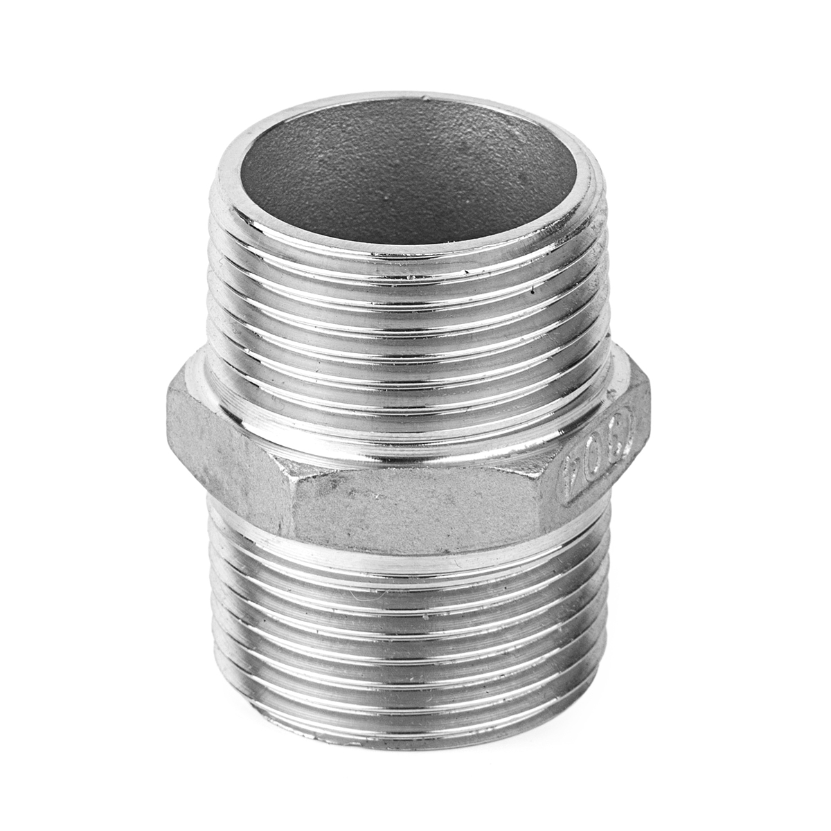 Ниппель нержавеющий нр. резьба/нр. резьба AISI 304 16 бар | Армасток