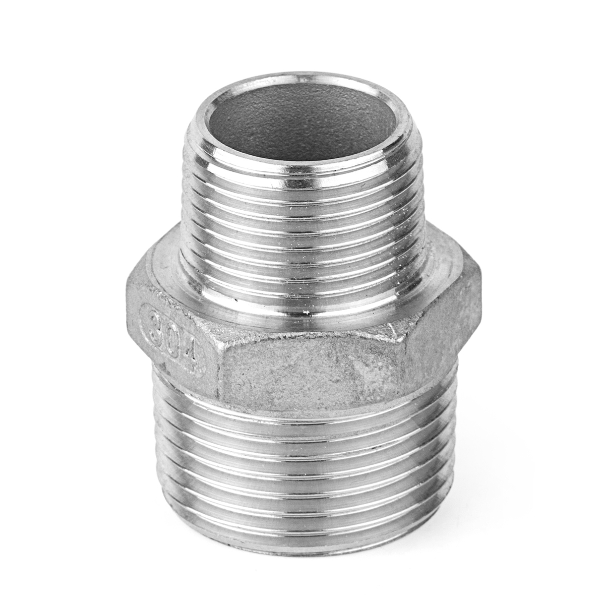 Ниппель переходной нержавеющий нр./нр. AISI 304 16 бар | Армасток